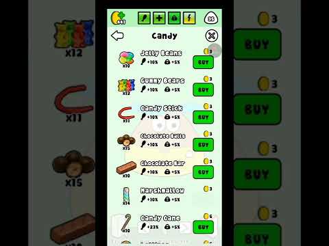 comprar dulces y chocolate en la aplicación pou