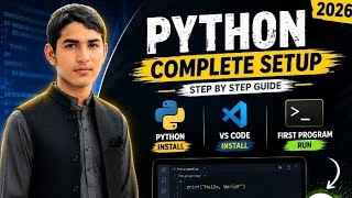 How to Install Python and VS Code in 2026 | Run Your First Python Program اردو/hindi