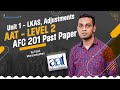 AFC 201 | Advanced Financial Accounting & Costing | Past Paper Sessions By Faizal Meeramohaideen