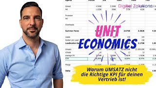 Vertriebssteuerung - Unit Economics