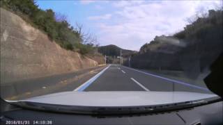 メロディを奏でる道路　国道197号線佐田岬メロディーライン