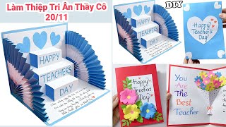 2 Cách Làm thiệp tặng thầy cô ngày 20/11 | DIY Teacher's Day Card | Liam Channel