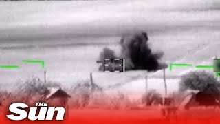 Footage shows Ukraine's Leopard tanks being blown up, Russia claims
