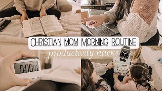 5AM "THAT" CHRISTIAN MOM MORNING ROUTINE | HEALTHY CHRISTIAN HABITS FOR A PRODUCTIVE DAY