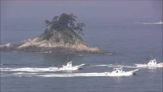 日間賀島・篠島海辺の風景