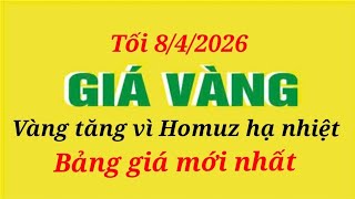 Giá vàng hôm nay 9999 tối ngày 8/4/2026- GIÁ VÀNG NHẪN 9999- Bảng giá vàng sjc, 24k 18k