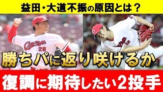 【カープ】大道・益田は今季復活できる？復活へ向けた取り組みとは？【広島東洋カープ】