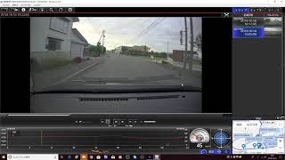 2018 10 18 Drive Recorder で撮った映像をDR Viewer というソフトで見た映像です。