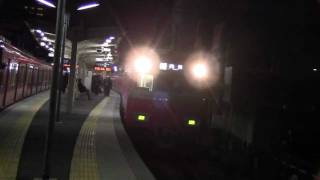 【HD】名鉄6000系　江南発車【夜】