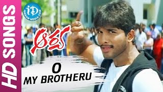 Arya Telugu Movie - O My Brotheru video song - Allu Arjun || Anu Mehta || Sukumar
