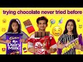 Trying chocolate never tried before || we tried almost all || aman dancer real
