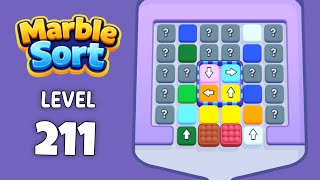 Marble Sort level 211 solution