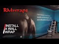 How to install a wall wrap using vinyl sept 2021 Meridian Idaho