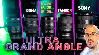comparatif ULTRA GRAND ANGLE 16-35mm : Sony 16-25mm VS Sigma 16-28mm VS Tamron 1