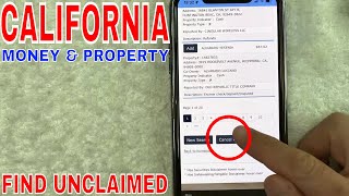 ✅ How To Find Unclaimed Money And Property In California 🔴