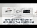 Good to Know Features of Your Bosch Washing Machine