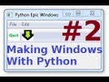 wxPython Tutorials 2: Making Windows GUIs with Python: Customizing Window Parameters