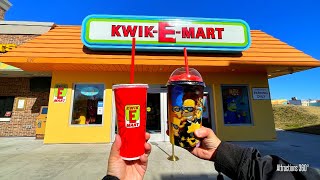 The Simpsons Kwik-E-Mart in Real Life - Buzz Cola & Squishee - The Simpsons 4D Attraction