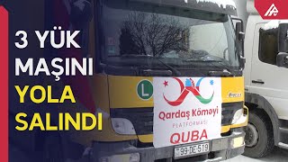 Qubada da Türkiyəyə yardım kampaniyaları keçirilir - APA TV