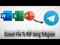 Konversi File Ke PDF Menggunakan Telegram!