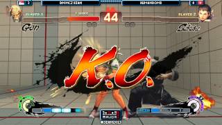 SEAM2013 SF4 DM MCZ Xian (GEN) vs HumanBomb (Sakura) Losers Finals Japanese Commentary