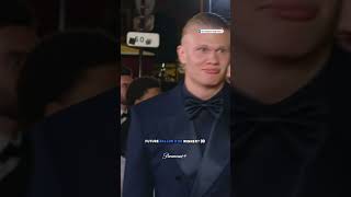 Erling Haaland arrives at the 2023 Ballon d’Or ceremony 👀