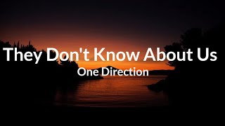 They Don't Know About Us • One Direction (Lyrics)