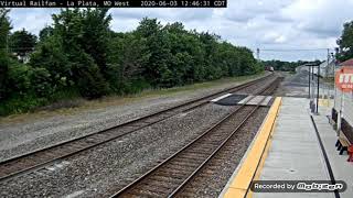 BNSF 5241, 6563, 4176 \u0026 7138 Intermodal Train