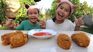 Rì viu GÀ RÁN KFC | Đồ Ăn Vặt Cổng Trường | Funny videos | Lộc TiVi