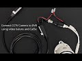 Connect AHD CCTV Camera to DVR using Video Baluns and Cat5 Cable