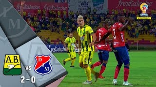 Bucaramanga vs Medellín: resumen y goles del partido 2-0 - Cuartos de final Liga Águila 2018-II