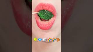 사탕 코하쿠토 ASMR EMOJI FOODKO#funny #shorts🍎🥤