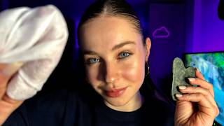 ASMR Comforting You Into DEEP Sleep Tonight ♡ | Skincare, Personal Attention, & Cozy Car Ride