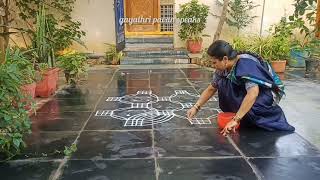 dhanurmasam muggulu#kolam #rangoli #krishna #sakatasura, thrunavarthana samharam#geethalamuggulu