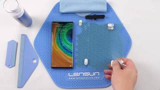 Lensun 360  Coverage Best Screen Protector for Huawei Mate 30 pro Waterfall scre