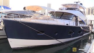 2020 Belize 66 Daybridge Luxury Yacht - Walkaround Tour - 2020 Miami Yacht Show