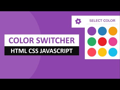 Create A Theme Color Switcher Using Html Css And Vanilla Javascript Create A Theme Color Switcher Using Html Css And Vanilla Javascript