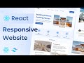 Build a Responsive Website Using React JS & Tailwind CSS | Beginner React JS Project