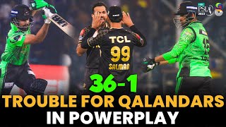 Trouble For Qalandars in Powerplay | Lahore Qalandars vs Peshawar Zalmi | Match15 | HBL PSL 8 | MI2A