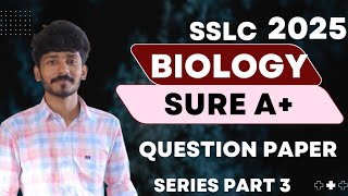 SSLC Model Exam Series | Biology Answer key |unique sir : don't believe in Luck work Hard #sslc2025