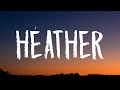 Conan Gray - Heather (Lyrics)