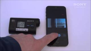 Connecting the Sony Action Cam to Apple iOS Device via Playmemories