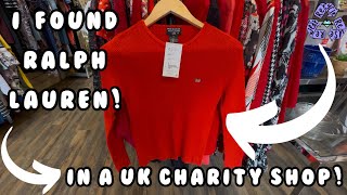 Ralph Lauren in a UK charity shop! Y2K thrift with me + haul!