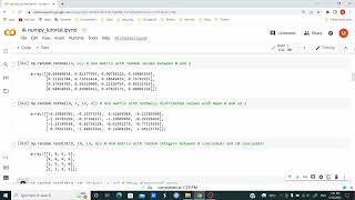 Python: numpy tutorial || 07