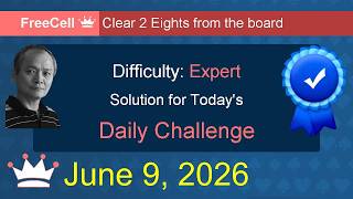Microsoft Solitaire Collection: FreeCell - Expert - June 9, 2026