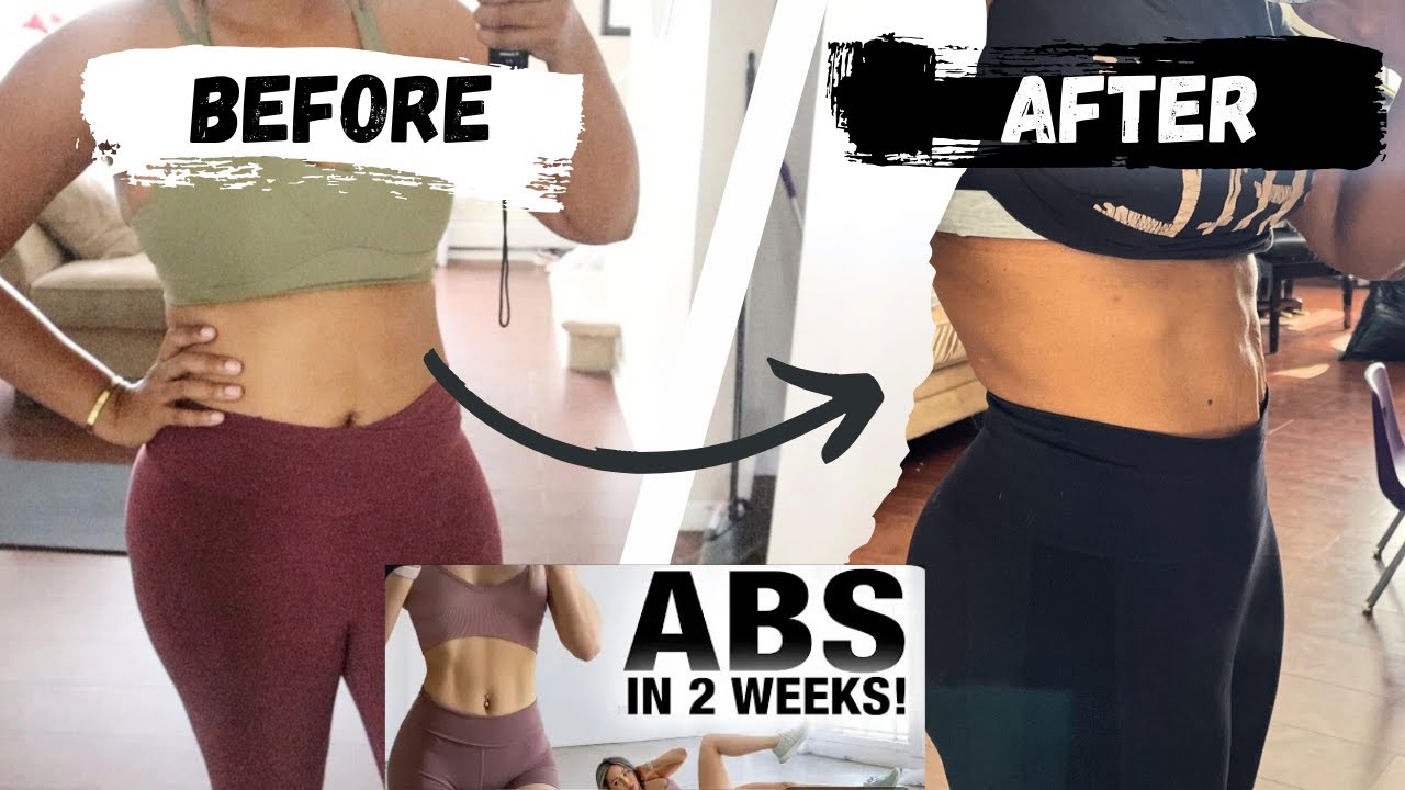 Chloe Ting Abs Challenge With REAL RESULTS - YouTube