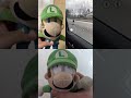 Luigi scared @CrazyMarioBros #memes  #meme #jokes #funny #plush #fyp #shorts