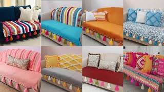 8 Type Of Sofa Covers, Old Saree, Old Bedsheet, Unused Fabric Convert Into Designer