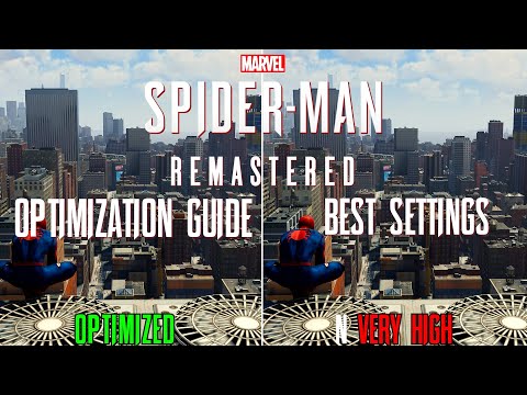 Spider Man Remastered Optimization Guide / BEST SETTINGS Each setting has been compared to Ray Tracing
