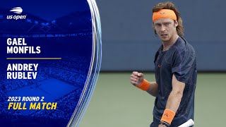 Andrey Rublev vs. Gael Monfils Full Match | 2023 US Open Round 2